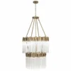 Varaluz Matrix 30" Wide Havana Gold 2-Tier Chandelier -Outlet The Radiantix Store varaluz matrix 30 inch wide havana gold 2 tier chandelier 86g14