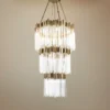 Varaluz Matrix 30"W Havana Gold And Fluted Glass Chandelier -Outlet The Radiantix Store varaluz matrix 30 inchw havana gold and fluted glass chandelier 69p38cropped