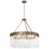 Varaluz Matrix 40" Wide Havana Gold Chandelier 1 Varaluz Matrix 40" Wide Havana Gold Chandelier -Outlet The Radiantix Store varaluz matrix 40 inch wide havana gold chandelier 86g02