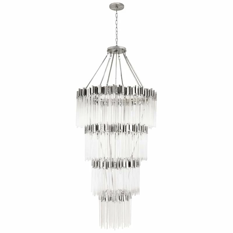 Varaluz Matrix Rainy Night 30-Light 4-Tier Large Modern Chandelier 3 Varaluz Matrix Rainy Night 30-Light 4-Tier Large Modern Chandelier