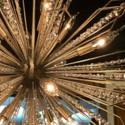 Varaluz Orbital 36" Wide Gold Dust 16-Light Pendant 9 Varaluz Orbital 36" Wide Gold Dust 16-Light Pendant -Outlet The Radiantix Store varaluz orbital 36 inch wide gold dust 16 light pendant 45c23views2