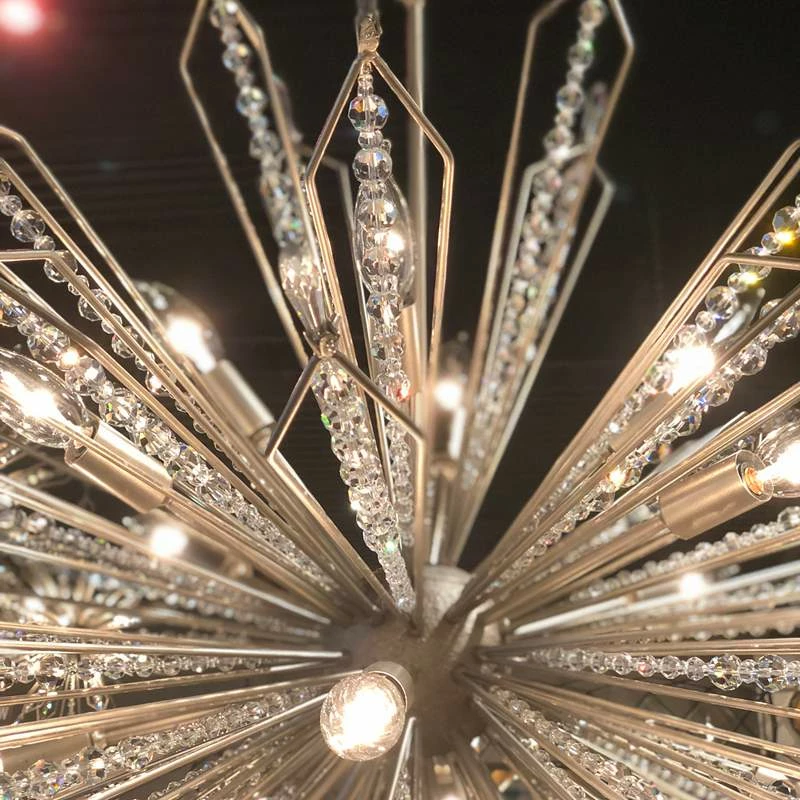 Varaluz Orbital 36" Wide Gold Dust 16-Light Pendant 7 Varaluz Orbital 36" Wide Gold Dust 16-Light Pendant - Image 5