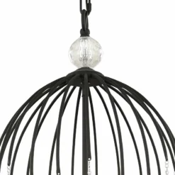 Varaluz Voliere 14 1/2" Wide Matte Black Crystal 3-Light Pendant -Outlet The Radiantix Store varaluz voliere 14 and one half inch wide matte black crystal 3 light pendant 508k1views2
