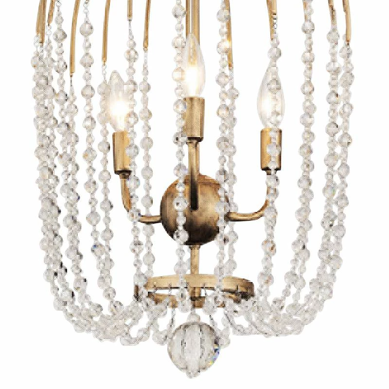 Varaluz Voliere 14 1/2"W Havana Gold 3-Light Pendant Light 4 Varaluz Voliere 14 1/2"W Havana Gold 3-Light Pendant Light - Image 2