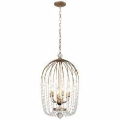 Varaluz Voliere 16 3/4"W Havana Gold 6-Light Pendant Light -Outlet The Radiantix Store varaluz voliere 16 and three quarter inchw havana gold 6 light pendant light 86g31views3
