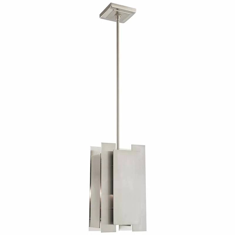 Varick 7" Wide Brushed Nickel Metal Mini Pendant Light 4 Varick 7" Wide Brushed Nickel Metal Mini Pendant Light - Image 2