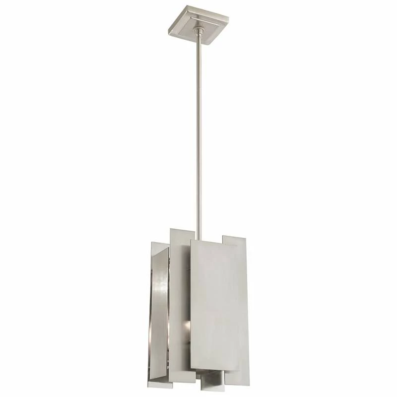 Varick 7" Wide Brushed Nickel Metal Mini Pendant Light 5 Varick 7" Wide Brushed Nickel Metal Mini Pendant Light - Image 3