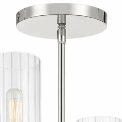 Vernon Place 20 1/4" Wide Chrome 6-Light Chandelier -Outlet The Radiantix Store vernon place 20 and one quarter inch wide chrome 6 light chandelier 785h1views2