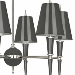 Jonathan Adler Versailles 36 3/4" Wide Ash Lacquer 6-Light Chandelier -Outlet The Radiantix Store versailles 36 and three quarter inch wide ash lacquer 6 light chandelier 35p57views1