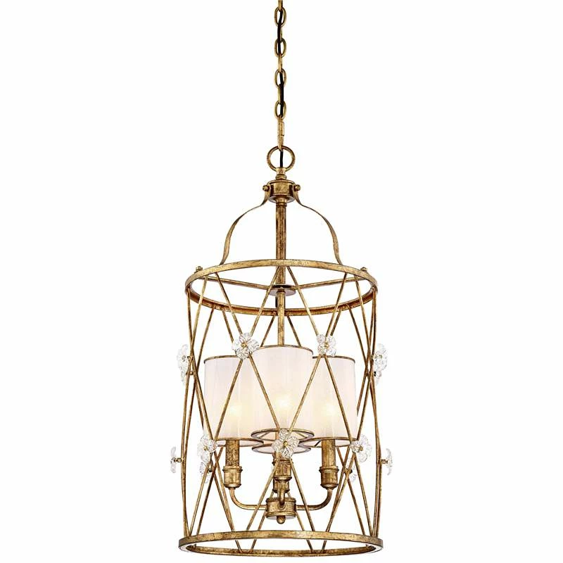 Victoria Park 15 1/4" Wide 4-Light Elara Gold Pendant 4 Victoria Park 15 1/4" Wide 4-Light Elara Gold Pendant - Image 2