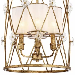 Victoria Park 15 1/4" Wide 4-Light Elara Gold Pendant 7 Victoria Park 15 1/4" Wide 4-Light Elara Gold Pendant -Outlet The Radiantix Store victoria park 15 and one quarter inch wide 4 light elara gold pendant 58f80views1