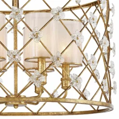 Victoria Park 26 1/2" Wide 6-Light Elara Gold Pendant -Outlet The Radiantix Store victoria park 26 and one half inch wide 6 light elara gold pendant 58f82views1