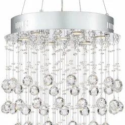 Vienna Full Spectrum Aida 18" Wide Pouring Crystal Bubble Chandelier -Outlet The Radiantix Store vienna full spectrum aida 18 inch wide pouring crystal bubble chandelier 1r434views1