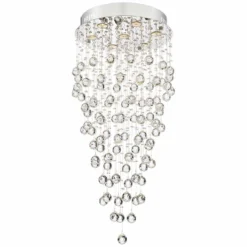 Vienna Full Spectrum Aida 18" Wide Pouring Crystal Bubble Chandelier -Outlet The Radiantix Store vienna full spectrum aida 18 inch wide pouring crystal bubble chandelier 1r434views2