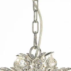 Vienna Full Spectrum Essa 12"W Chrome - Crystal Mini Pendant -Outlet The Radiantix Store vienna full spectrum essa 12 inchw chrome crystal mini pendant n1104views2