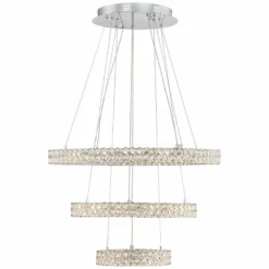 Vienna Full Spectrum Perriello 27 1/2" Crystal Ring LED Chandelier -Outlet The Radiantix Store vienna full spectrum perriello 27 and one half inch crystal ring led chandelier 8g451views3