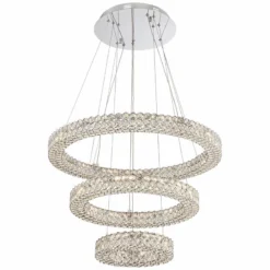 Vienna Full Spectrum Perriello 27 1/2" Crystal Ring LED Chandelier -Outlet The Radiantix Store vienna full spectrum perriello 27 and one half inch crystal ring led chandelier 8g451views4