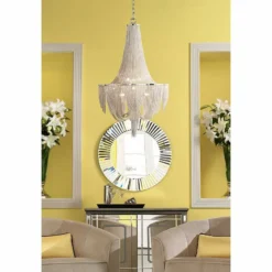 Maxim Chantilly 22" Wide Nickel Jewelry Chain Chandelier