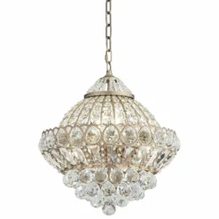 Wallingford 16" Wide Antique Brass Crystal Chandelier -Outlet The Radiantix Store wallingford 16 inch wide antique brass crystal chandelier w6879