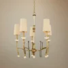 Waverly 28" Wide Multi-Finish Honey Gold 5-Light Chandelier -Outlet The Radiantix Store waverly 28 inch wide multi finish honey gold 5 light chandelier 13p38cropped