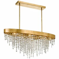 Outlet The Radiantix Store -Outlet The Radiantix Store winham 36 inchw gold and crystal kitchen island light chandelier 71y40