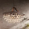 Wohlfurst 20 1/4"W Bronze 5-Light Crystal Pendant Light -Outlet The Radiantix Store wohlfurst 20 and one quarter inchw bronze 5 light crystal pendant light 1k583cropped