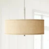 Woven Burlap 16" Wide Pendant Chandelier -Outlet The Radiantix Store woven burlap 16 inch wide pendant chandelier 9v386cropped