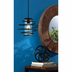 Vansbro Collection 14 1/2" Wide Black Mini Pendant Light