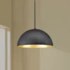 Yolo 18" Wide Dark Bronze And Gold Leaf LED Pendant Light 1 Yolo 18" Wide Dark Bronze And Gold Leaf LED Pendant Light -Outlet The Radiantix Store yolo 18 inch wide dark bronze and gold leaf led pendant light 43t98cropped