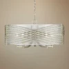 Golden Lighting Zara 25 3/4" Wide White Gold 5-Light Drum Chandelier 2 Golden Lighting Zara 25 3/4" Wide White Gold 5-Light Drum Chandelier -Outlet The Radiantix Store zara 25 and three quarter inch wide white gold 5 light drum chandelier 60k68cropped