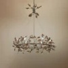 Zeev Misthaven 32"W Antique Gold Crystal 6-Light Chandelier -Outlet The Radiantix Store zeev misthaven 32 inchw antique gold crystal 6 light chandelier 78y07cropped