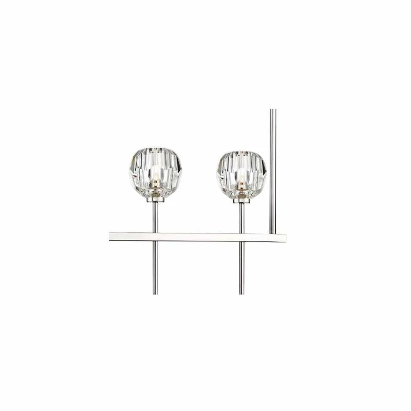 Zeev Parisian 46"W Nickel Kitchen Island Light Chandelier 5 Zeev Parisian 46"W Nickel Kitchen Island Light Chandelier - Image 3